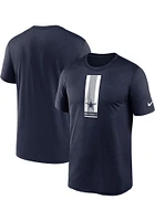 Nike Dallas Cowboys Navy Blue VERTICAL SPLIT Short Sleeve T Shirt