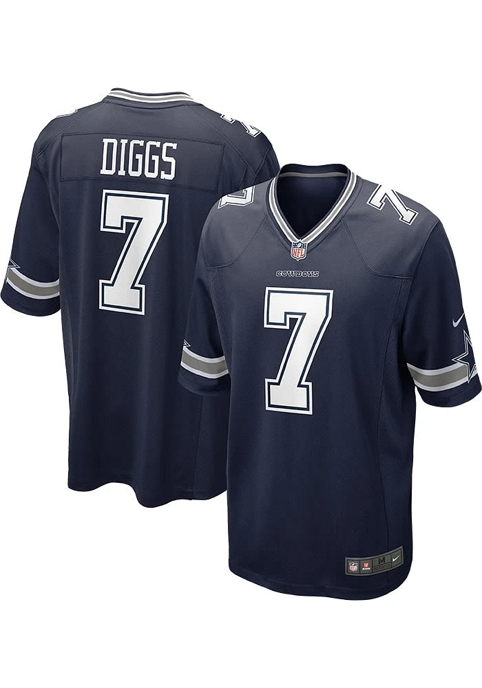 Trevon Diggs Nike Dallas Cowboys Navy Blue Road Football Jersey