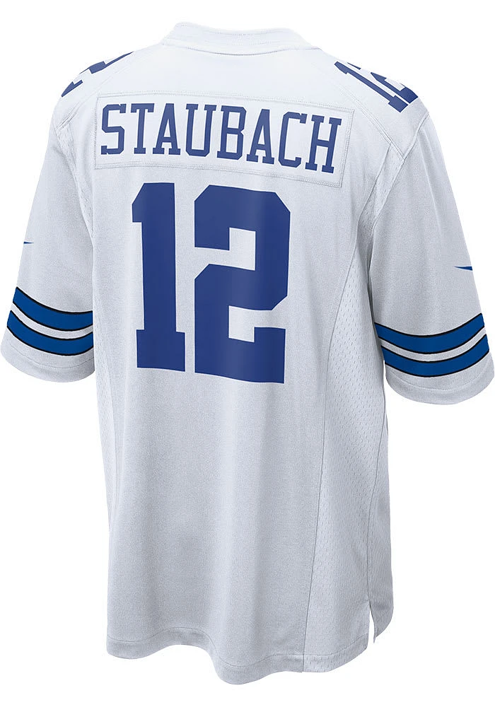 Roger Staubach Nike Dallas Cowboys White Home Football Jersey
