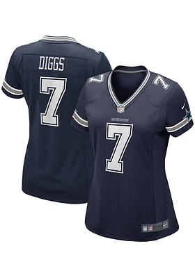 Trevon Diggs  Nike Dallas Cowboys Womens Navy Blue Road Game Football Jersey