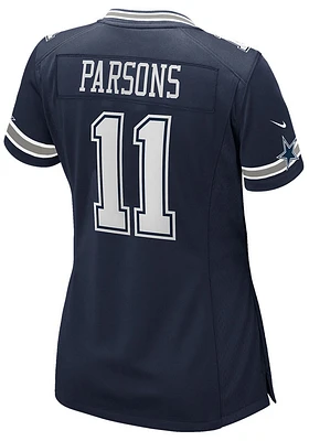 Micah Parsons  Nike Dallas Cowboys Womens Navy Blue Road Game Football Jersey
