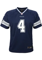 Dak Prescott Dallas Cowboys Toddler Navy Blue Nike Home Football Jersey