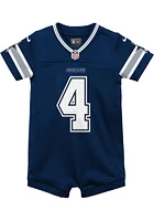 Dak Prescott Dallas Cowboys Baby Navy Blue Nike Home Romper Football Jersey