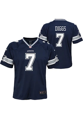 Trevon Diggs Dallas Cowboys Youth Navy Blue Nike Home Football Jersey