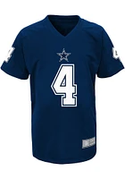 Dak Prescott  Dallas Cowboys Boys Navy Blue NN V-Neck Short Sleeve T-Shirt
