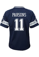 Micah Parsons Dallas Cowboys Boys Navy Blue Nike Home Football Jersey