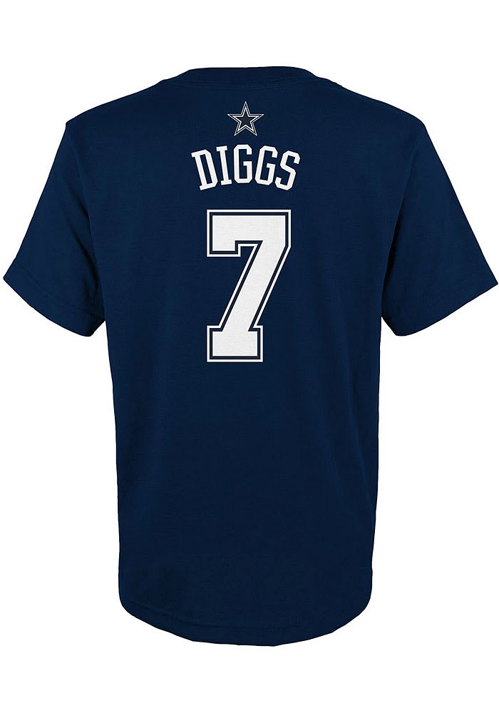 Trevon Diggs Dallas Cowboys Youth Navy Blue NN Player Tee