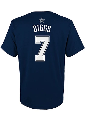 Trevon Diggs Dallas Cowboys Youth Navy Blue NN Player Tee
