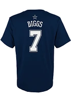 Trevon Diggs Dallas Cowboys Youth Navy Blue NN Player Tee