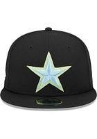 New Era Dallas Cowboys Black Multi Color Pack 9FIFTY Mens Snapback Hat