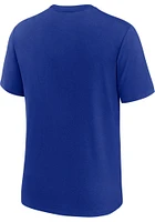 Nike Dallas Cowboys Blue Rewind Team Shout Out Short Sleeve Fashion T Shirt