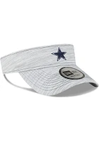 New Era Dallas Cowboys Mens Grey Perf Adjustable Visor