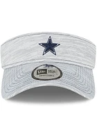New Era Dallas Cowboys Mens Grey Perf Adjustable Visor