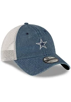 New Era Dallas Cowboys Navy Blue Micro 9TWENTY Womens Adjustable Hat