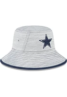 New Era Dallas Cowboys Grey Game Mens Bucket Hat