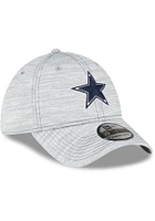 New Era Dallas Cowboys Mens Grey Speed 39THIRTY Flex Hat