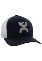 Dallas Cowboys Mens Navy Blue Hooey Logo Meshback Flex Hat