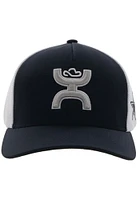 Dallas Cowboys Mens Navy Blue Hooey Logo Meshback Flex Hat