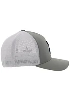 Dallas Cowboys Mens Grey Hooey Logo Meshback Flex Hat