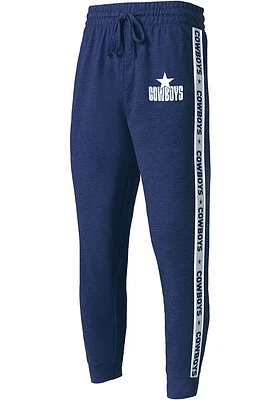 Dallas Cowboys Mens Navy Blue TEAM STRIPE PANT Sweatpants