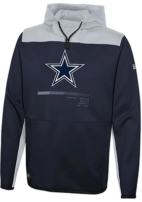 New Era Dallas Cowboys Mens Navy Blue HARD HITTER Hood