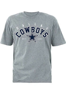 Dallas Cowboys Grey Adrian Short Sleeve T Shirt