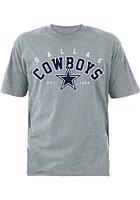 Dallas Cowboys Grey Adrian Short Sleeve T Shirt