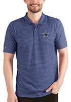 Antigua Dallas Cowboys Mens Navy Blue ESTEEM Short Sleeve Polo
