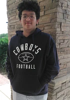 Dallas Cowboys Mens Navy Blue Livingston Long Sleeve Hoodie