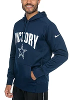 Dallas Cowboys Mens Navy Blue Victory Circuit Long Sleeve Hoodie