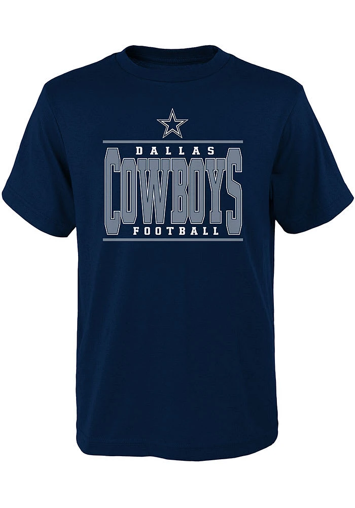 Dallas Cowboys Youth Navy Blue The Pros Short Sleeve T-Shirt