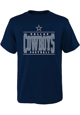 Dallas Cowboys Youth Navy Blue The Pros Short Sleeve T-Shirt