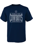 Dallas Cowboys Youth Navy Blue The Pros Short Sleeve T-Shirt