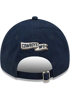 New Era Dallas Cowboys Retro 2022 Sideline 9TWENTY Adjustable Hat - Navy Blue
