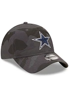 New Era Dallas Cowboys Camo Core Classic 2.0 9TWENTY Adjustable Hat - Black