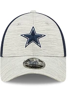 New Era Dallas Cowboys Active 9FORTY Adjustable Hat - Grey