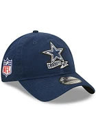 New Era Dallas Cowboys 2022 Sideline 9TWENTY Adjustable Hat - Navy Blue