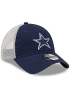 New Era Dallas Cowboys Loyal Trucker 9TWENTY Adjustable Hat - Navy Blue