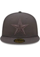 New Era Dallas Cowboys Mens Grey Color Pack 59FIFTY Fitted Hat