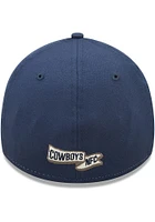 New Era Dallas Cowboys Mens Grey Retro 2022 Sideline 39THIRTY Flex Hat