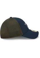 New Era Dallas Cowboys Mens Navy Blue Team Neo 39THIRTY Flex Hat