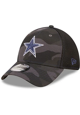 New Era Dallas Cowboys Mens Black Camo 39THIRTY Classic Flex Hat
