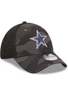 New Era Dallas Cowboys Mens Black Camo 39THIRTY Classic Flex Hat