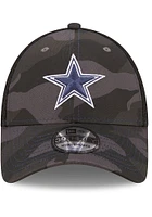 New Era Dallas Cowboys Mens Black Camo 39THIRTY Classic Flex Hat