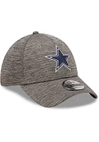 New Era Dallas Cowboys Mens Grey Essential 39THIRTY Flex Hat