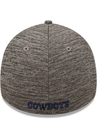 New Era Dallas Cowboys Mens Grey Essential 39THIRTY Flex Hat