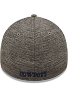 New Era Dallas Cowboys Mens Grey Retro Essential 39THIRTY Flex Hat