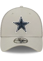 New Era Dallas Cowboys Mens Grey Team Neo 39THIRTY Flex Hat