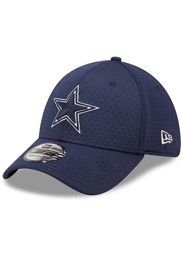 New Era Dallas Cowboys Mens Navy Blue Essential 39THIRTY Flex Hat