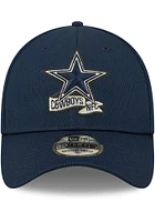 New Era Dallas Cowboys Mens Navy Blue 2022 Coaches 39THIRTY Flex Hat